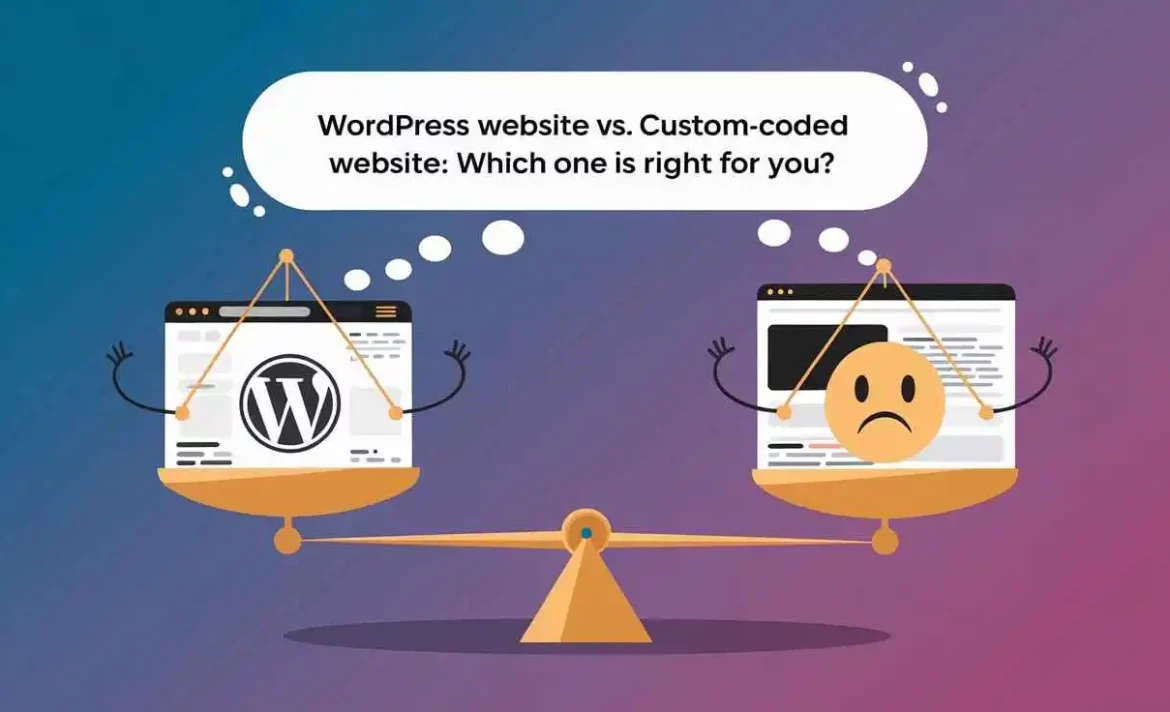 WordPress Website vs. Custom-Coded Website