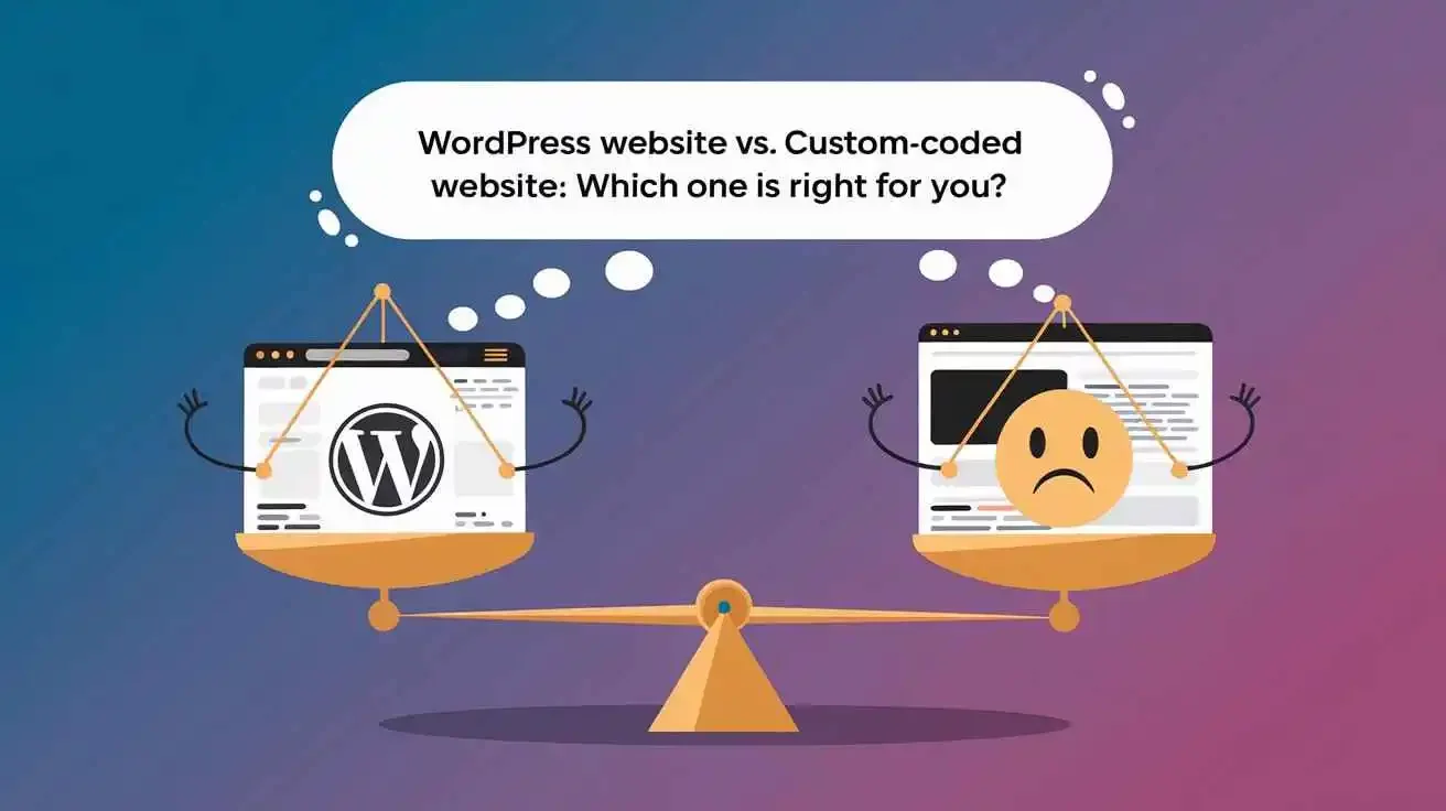 WordPress Website vs. Custom-Coded Website