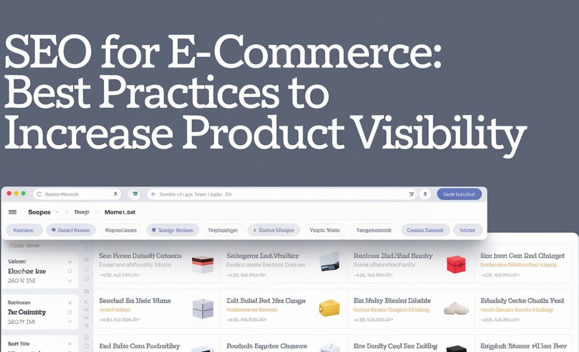 SEO for E-commerce: Best Practices to Increase Product Visibility